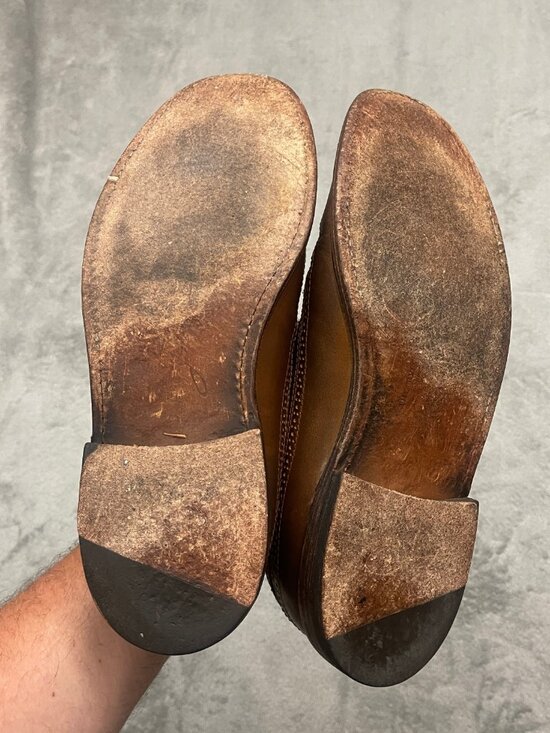 Frye John A James Wingtip Oxfords Mens 8.5 Brown Derby Academia Old Money main image 9